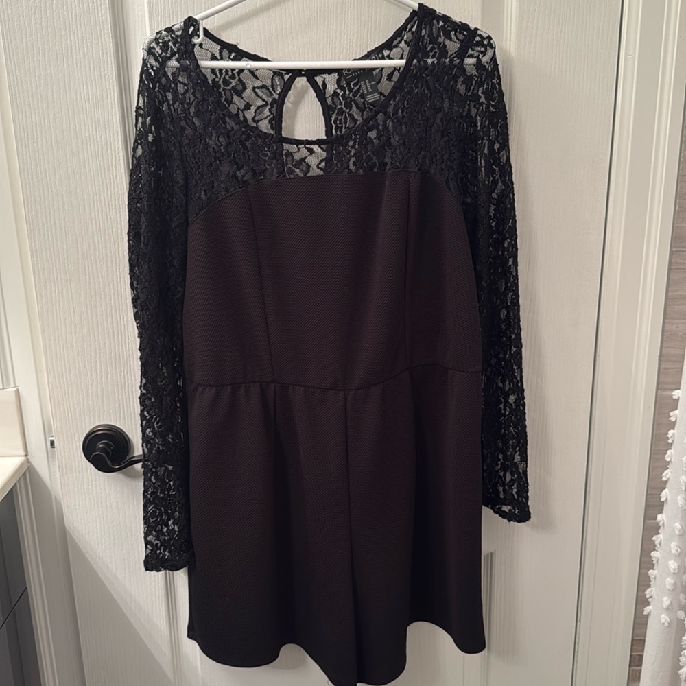 F21+ lace romper